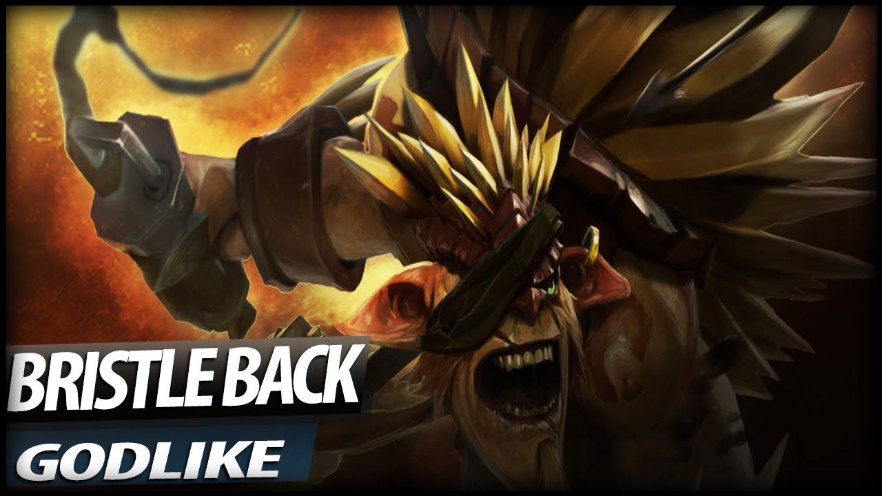 DOTA 2 - Playing Bristleback (Godlike Streak) смотреть онлайн