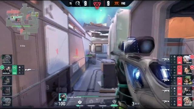 FNATIC Derke Insane Jett Ace against LIQUID смотреть онлайн