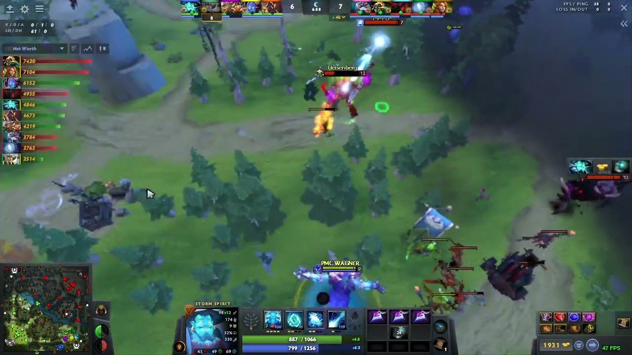 Dota 2 New meta Storm Spirit patch 7.35 смотреть онлайн