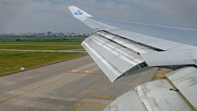KLM Boeing 747-400 [PH-BFA] Sunny Landing in Shanghai Pudong Airport смотреть онлайн