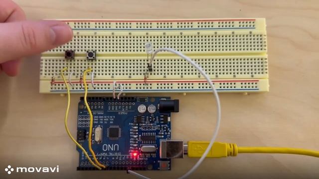 Arduino Button LED control смотреть онлайн