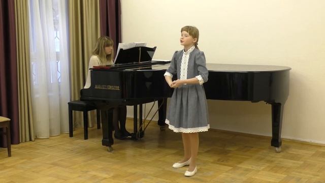 Таболина Катя. 10 лет. И.С.Бах. Зима. смотреть онлайн