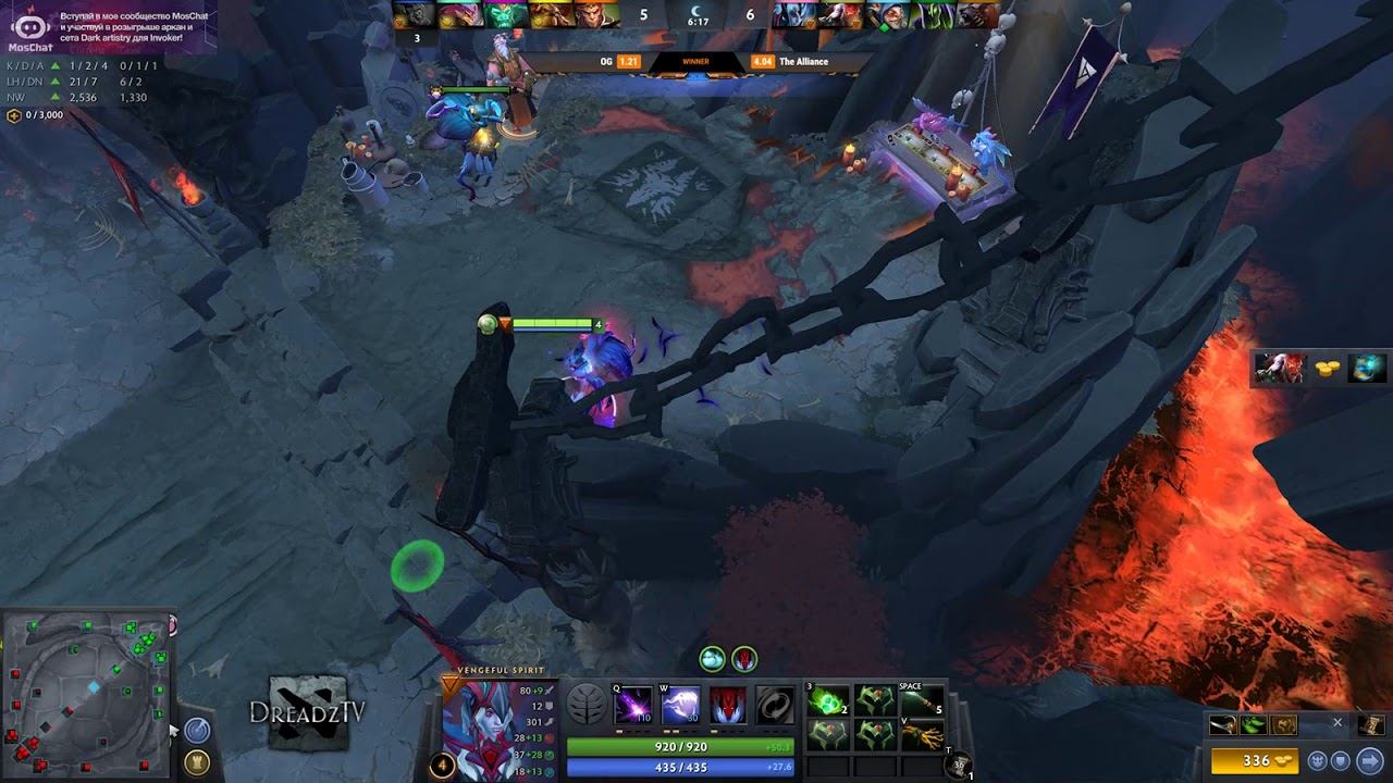 Dread's stream | Dota 2 - Vengeful Spirit / Invoker / Ancient Apparation | 29.11.2018 смотреть онлайн