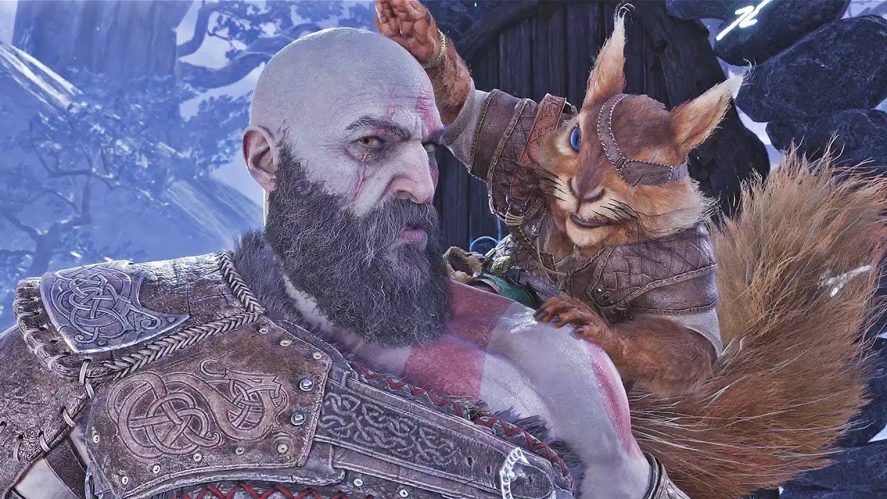 God of War Ragnarok - Annoying Ratatoskr with his Chimes смотреть онлайн