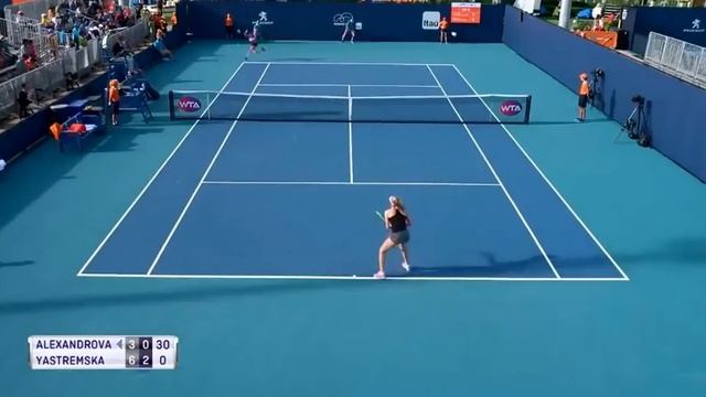 🇺🇦 ЯСТРЕМСКАЯ обыграла Александрову (RUS) в первом круге Miаmi Оpen 🎾 смотреть онлайн