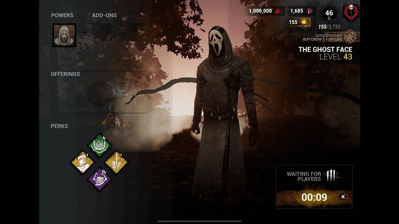 Rank 1 Pro Ghostface Gameplay | Dead by Daylight Mobile смотреть онлайн