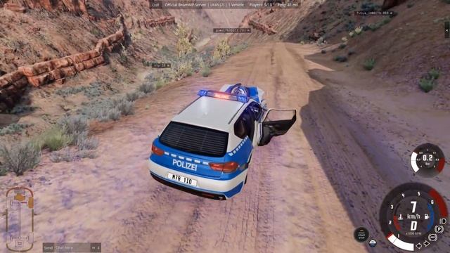 2 Полицейских Преследуют Бандита - AlexFresh и Механик - BeamNG.drive