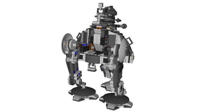 Lego 75234 AT-AP Walker 3D Sketchup смотреть онлайн