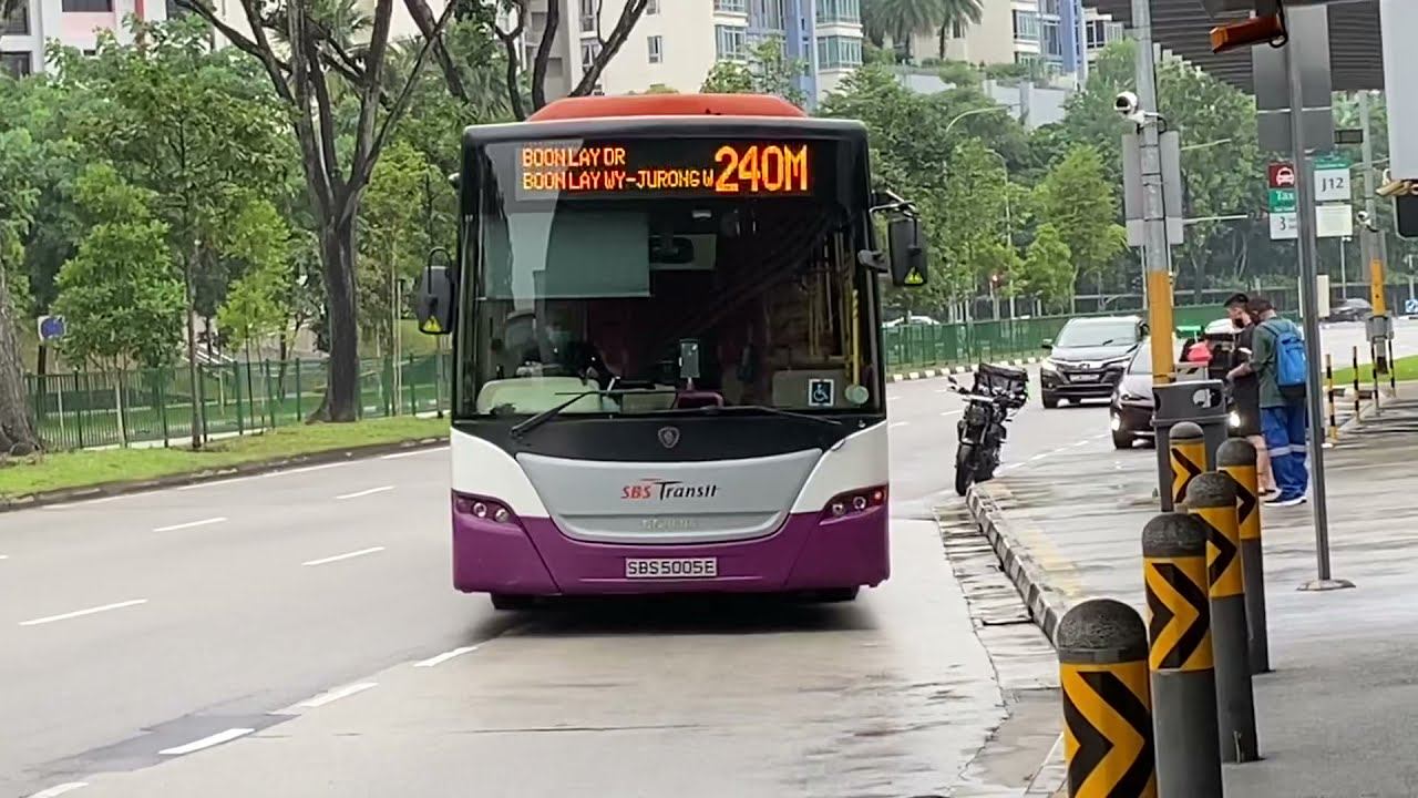 SBST Scania K230UB Euro 5 - SBS5005E on Route/Service 240M смотреть онлайн