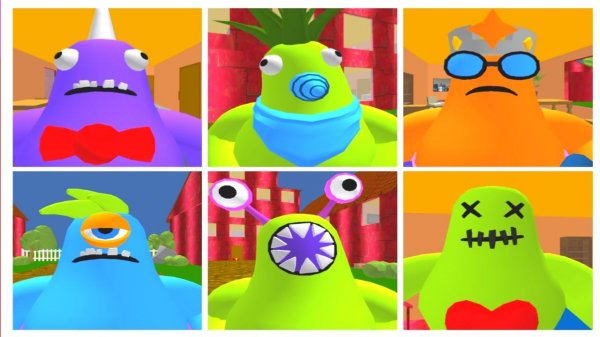 Monster neighbor family all characters caught battle gameplay | Pro Gamer