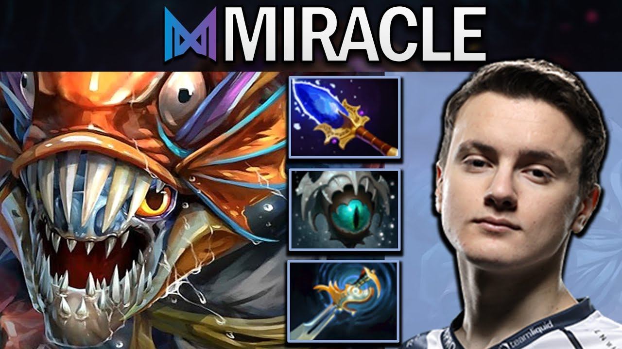 Slark Dota 2 7.32 Gameplay T1.Miracle with Eye of Skadi - Diffusal Blade - TI12 смотреть онлайн