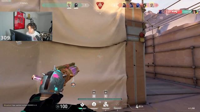 ZANDERFPS VIPER ASCENT PRO RADIANT VALORANT GAMEPLAY! FULL MATCH VOD смотреть онлайн