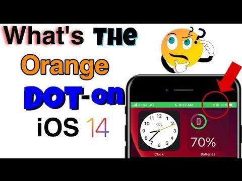 What is The Green&Orange Dot on iOS 14?-Privacy big update in iOS 14-Hindi? смотреть онлайн