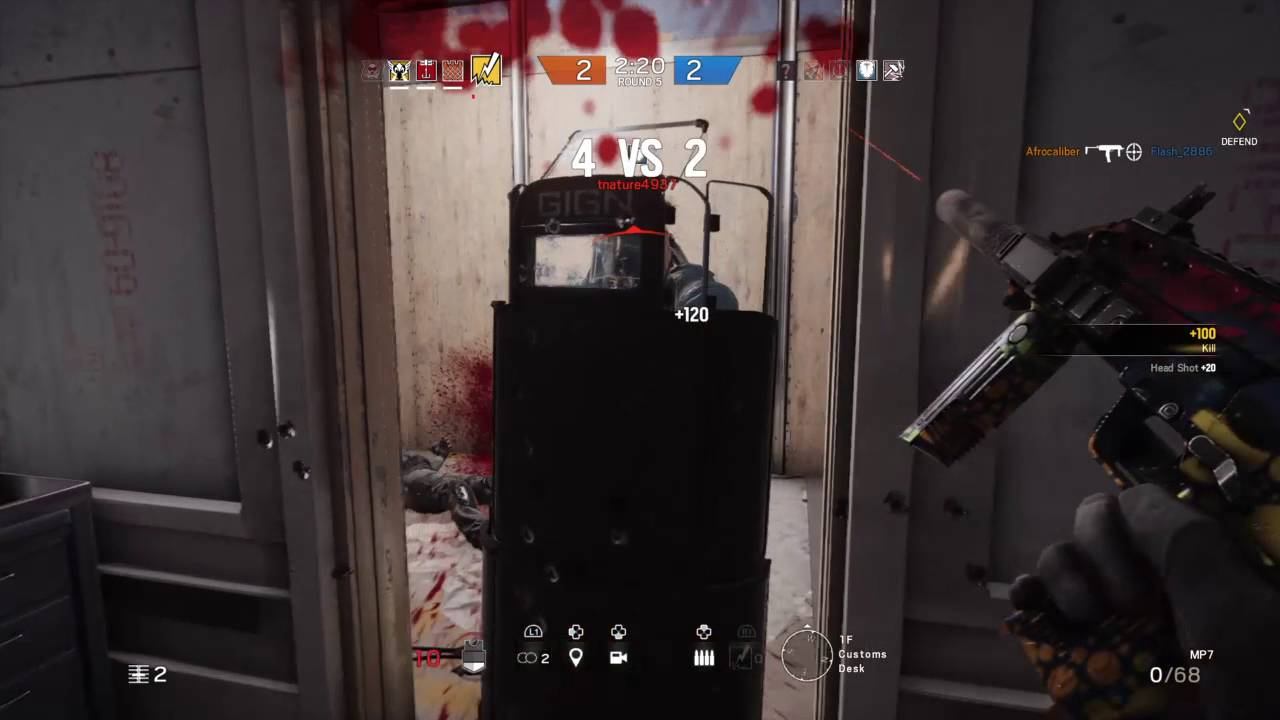 Rainbow Six Bandit vs Montagne Stand-Off смотреть онлайн