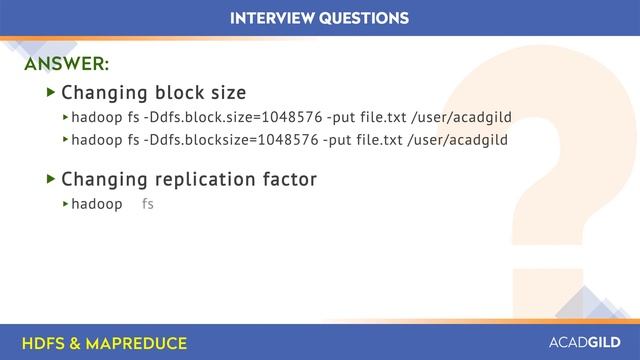 Big Data Interview Questions and Answers Part -3 | HDFS Interview Questions смотреть онлайн