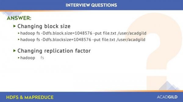 Big Data Interview Questions and Answers Part -3 | HDFS Interview Questions