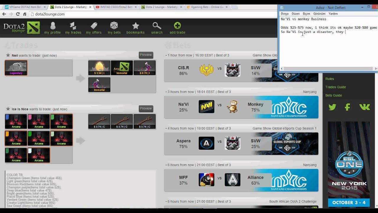CSGO/Dota2 Lounge Betting Predictions / EU Matches / Na'vi vs monkey Business смотреть онлайн