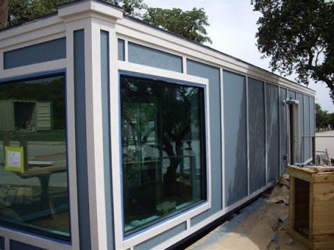 8×40 Shipping Container Tiny Home Built by Students смотреть онлайн