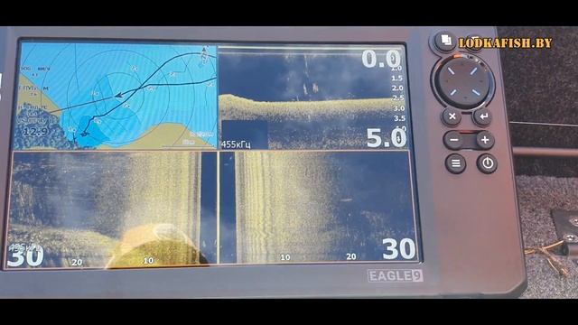 Обзор новинки Lowrance Eagle 9 HD - и сразу огромная щука!!! смотреть онлайн