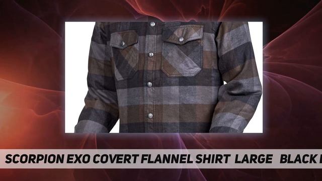 Scorpion EXO Covert Flannel Shirt (Large) (Black/Brown/Grey) - Review 2023 смотреть онлайн