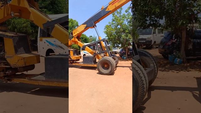 TATA 407 CITY Ride Boady Change Video #with Crane Support