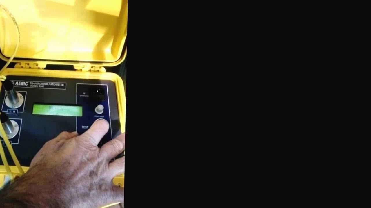 Prueba de equipo MEGGER TTR смотреть онлайн
