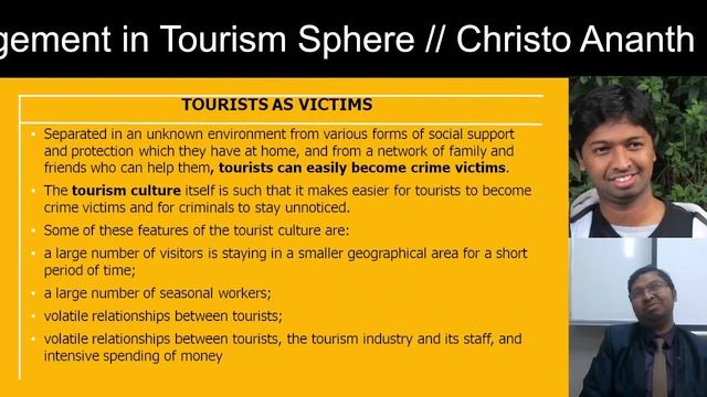 [PART - 2] Christo Ananth - Tourist as injured party - Security System Management in Tourism Spher смотреть онлайн
