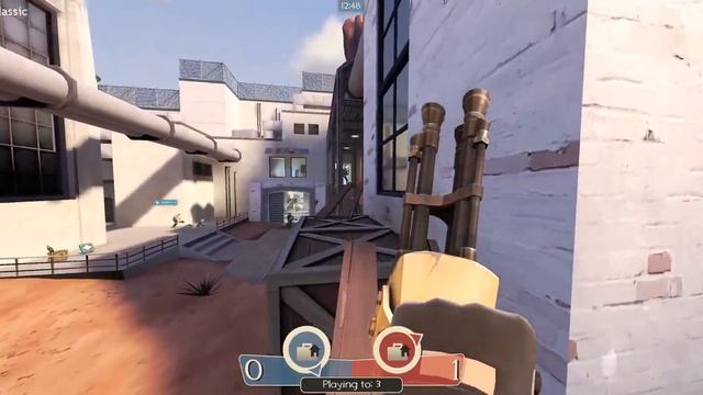 Heavy's Minigun but its projectiles penetrate enemies смотреть онлайн