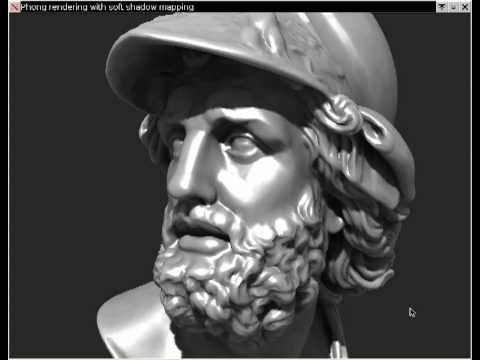 Portable, software-only rendering of 3D meshes (no HW acceleration) смотреть онлайн