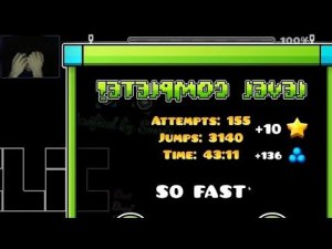 Реакция @DeCody на прохождение сложных демонов в Geometry Dash 2