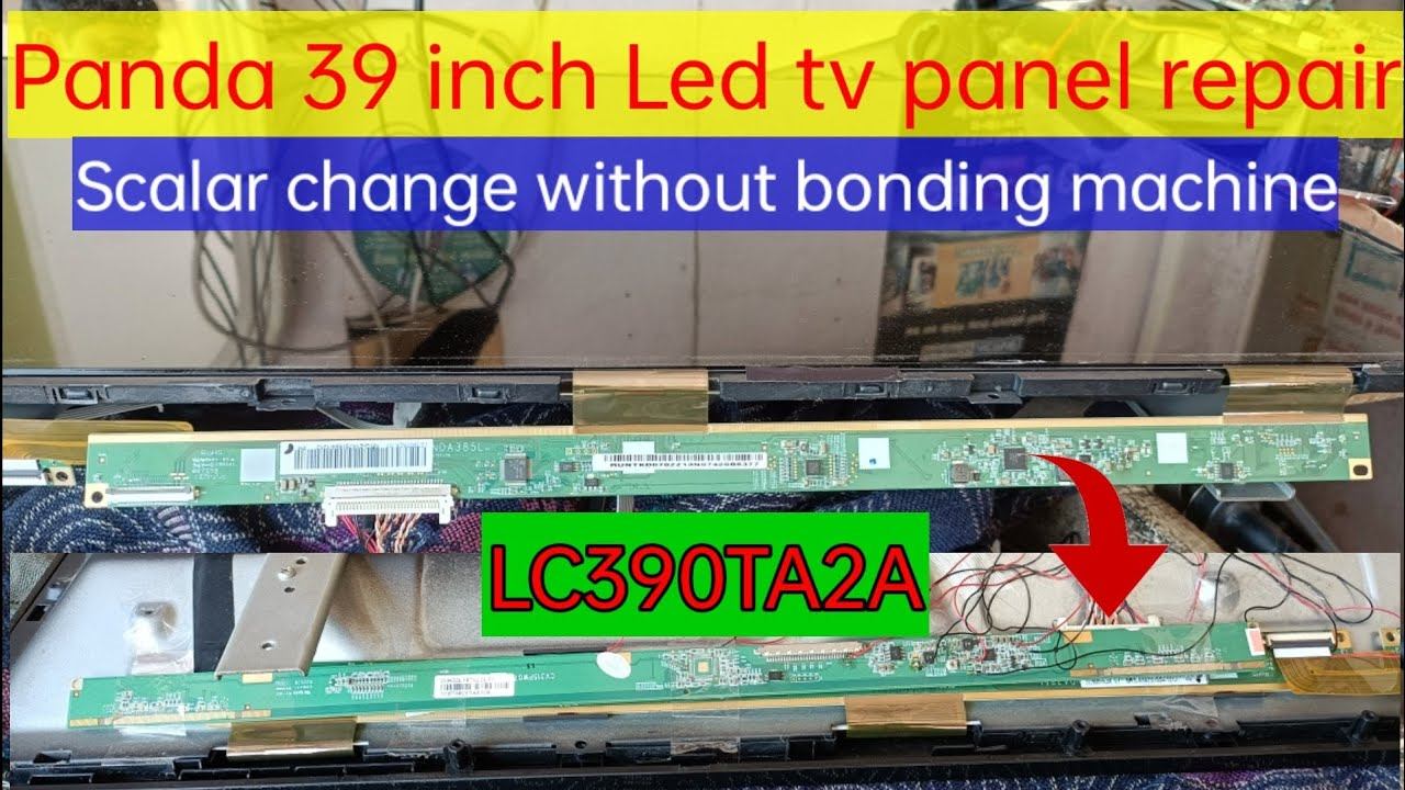 Panda Led tv 39 inch Panel-LC390TA2A Repair|| смотреть онлайн
