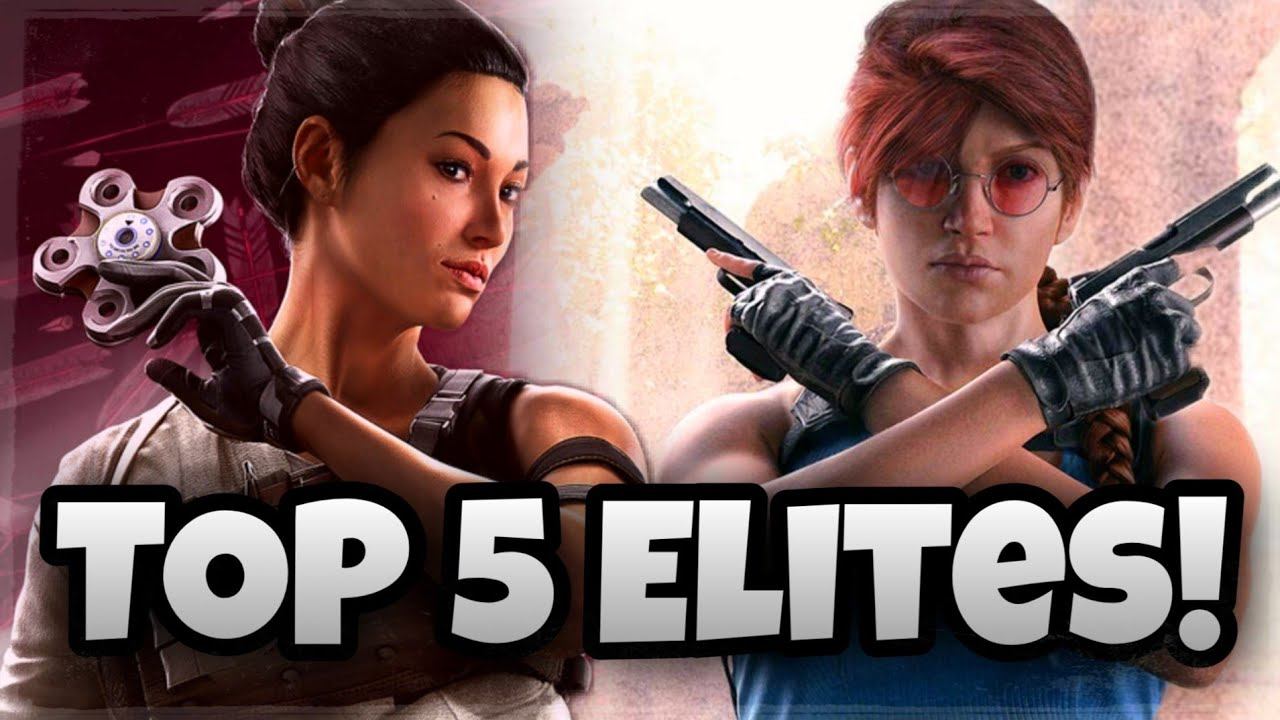 My Top 5 Favourite Elite Skins In Rainbow Six Siege! смотреть онлайн