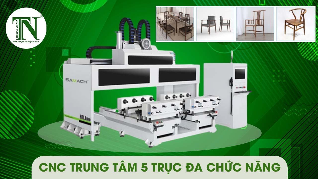Siêu phẩm máy CNC 5 trục | Tiện chân ghế gỗ siêu nhanh, siêu đẹp, siêu tiết kiệm смотреть онлайн