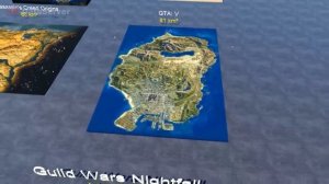 VIDEO GAME MAP Size Comparison (2024)