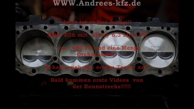 BMW E36 mit Chevrolet V8 6,3 Liter Maschine Hier der erste Teaser!!! смотреть онлайн