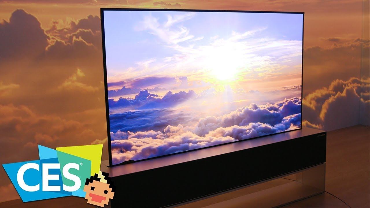 LG's Rollable TV,  Waterfall Display, 88-inch 8K OLED and LG Home Brew - CES 2019