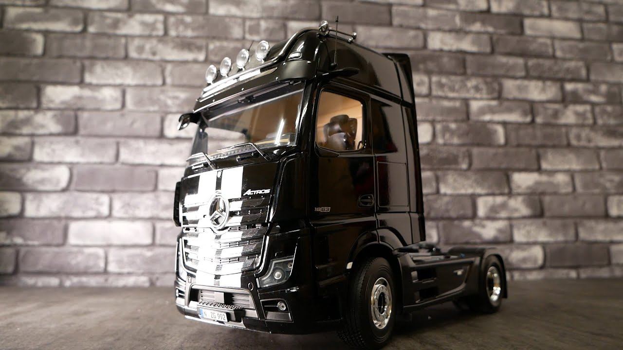 メルセデスベンツアクトロス GigaSpace 4X2 トラクター NZG 1/18 開封 смотреть онлайн
