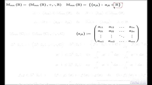 Matrix spaces M {mn} -- Examples of Vector Spaces смотреть онлайн