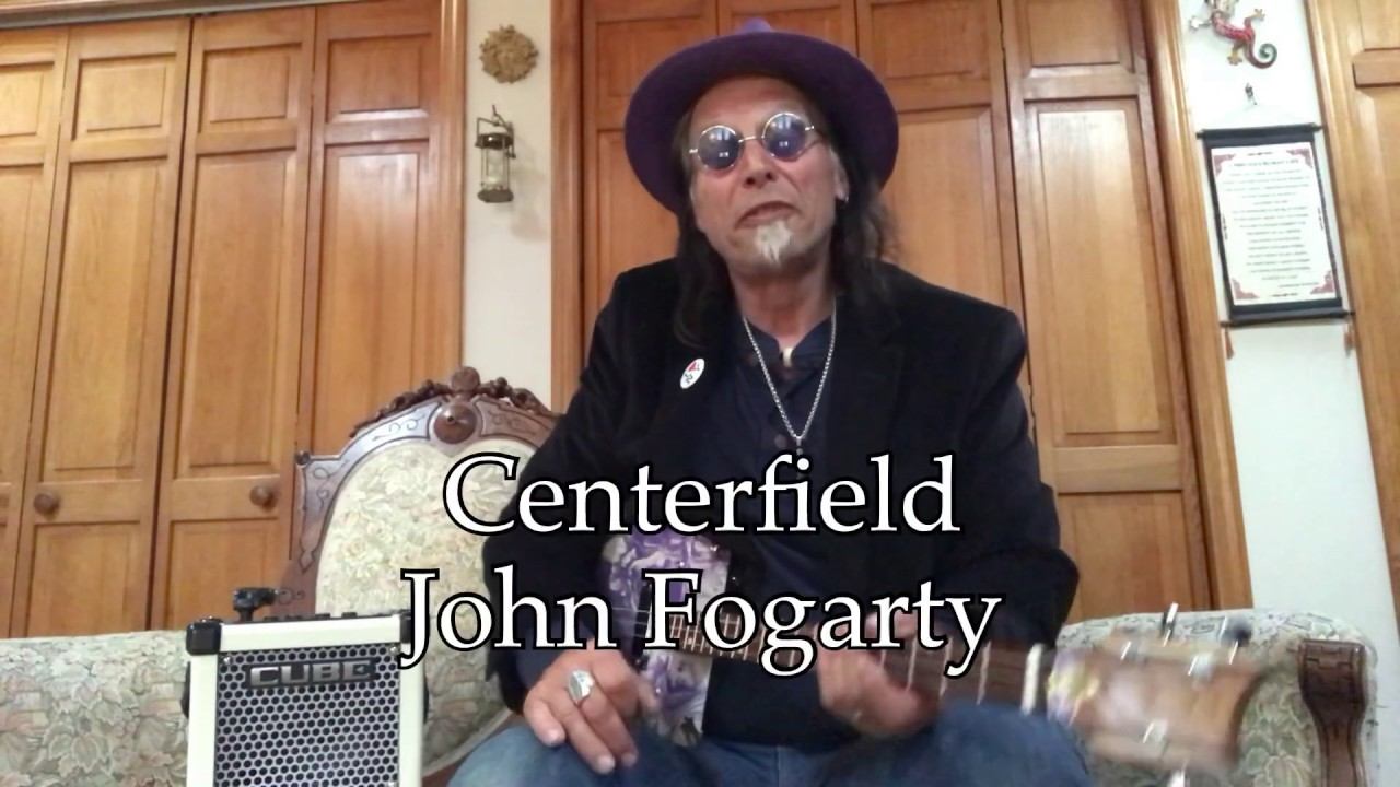 Centerfield John Fogerty on 3 string Cigar Box Guitar Roland Micro Cube Baseball Song смотреть онлайн