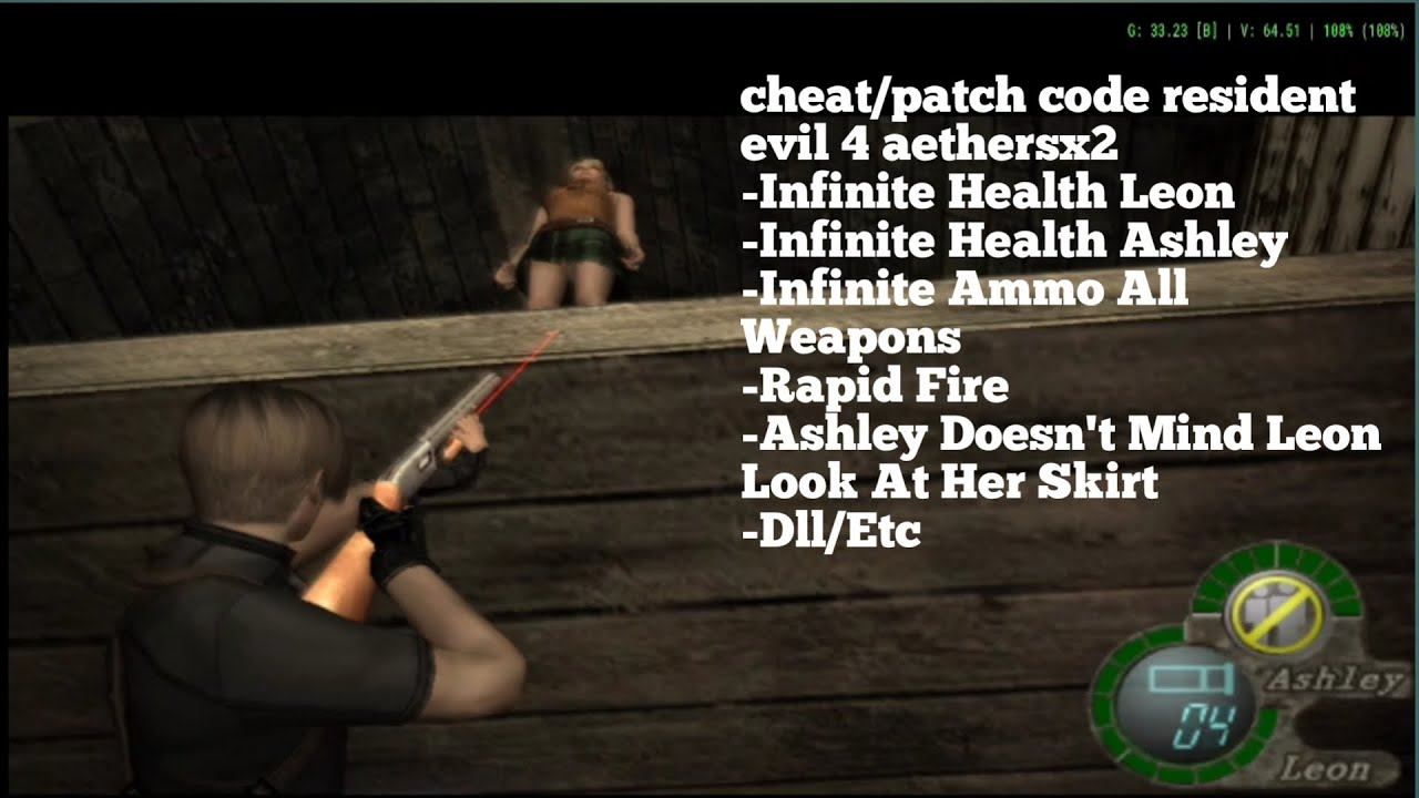Cheat/Patch Code Resident Evil 4 aethersx2 смотреть онлайн