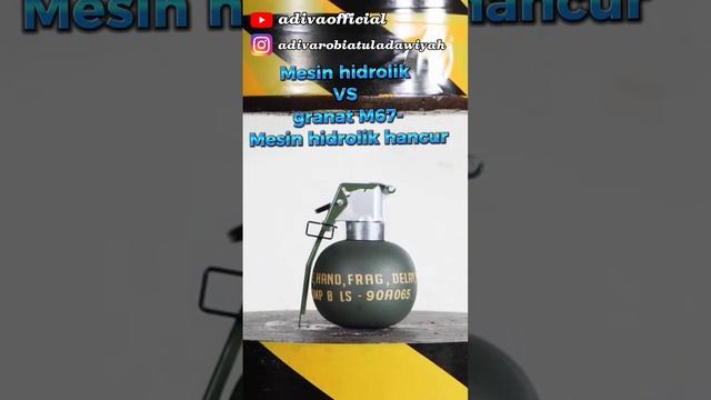 Mesin hidrolik VS granat M67-Mesin hidrolik hancur смотреть онлайн