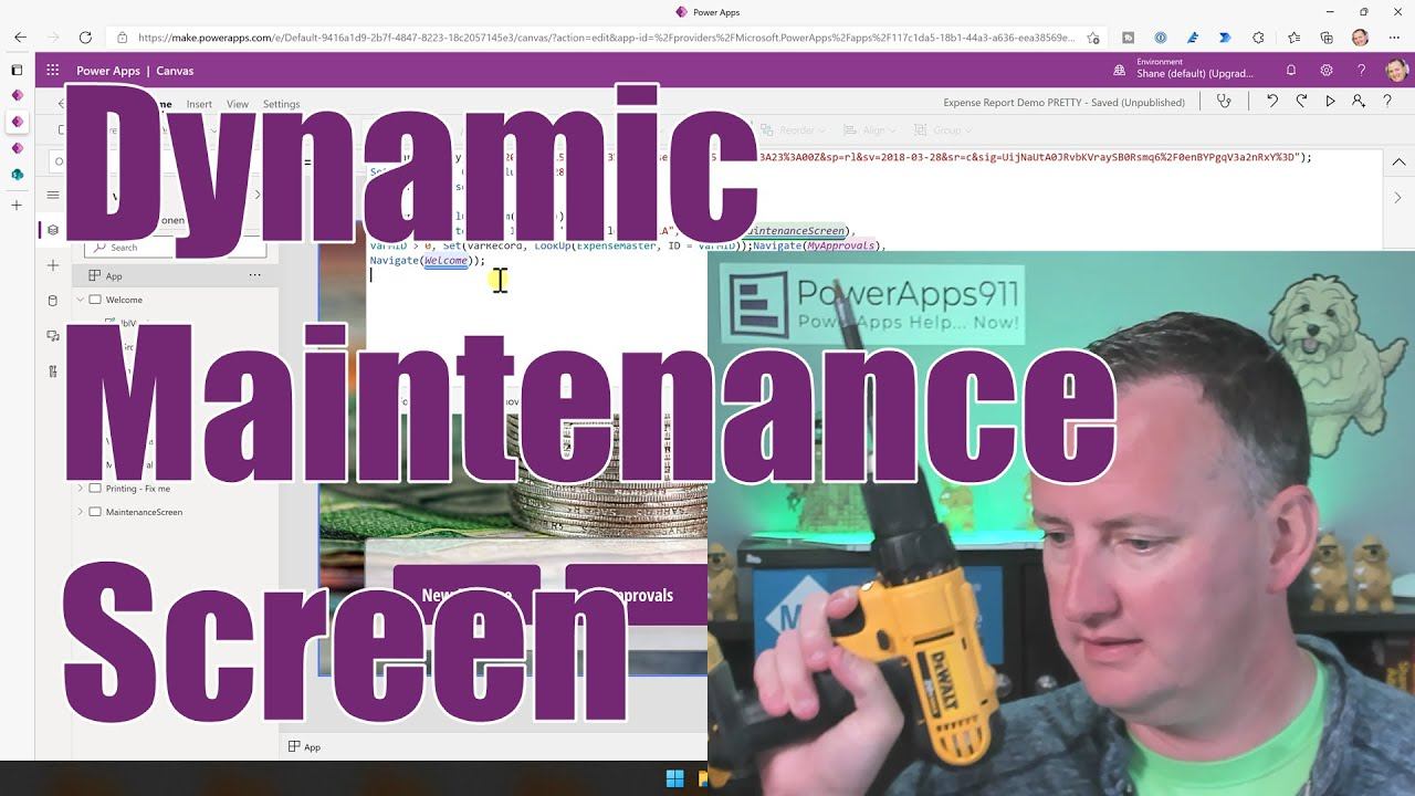 Power Apps Maintenace Screen StartScreen and Deep Linking based on app version смотреть онлайн