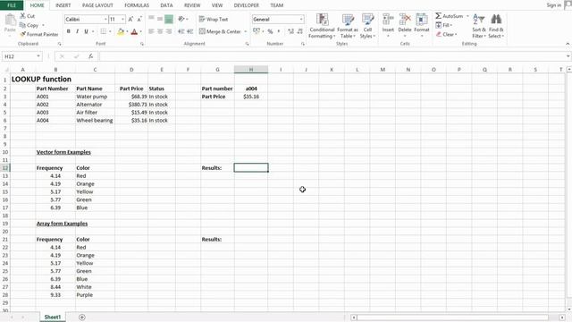 LOOKUP function in Excel смотреть онлайн