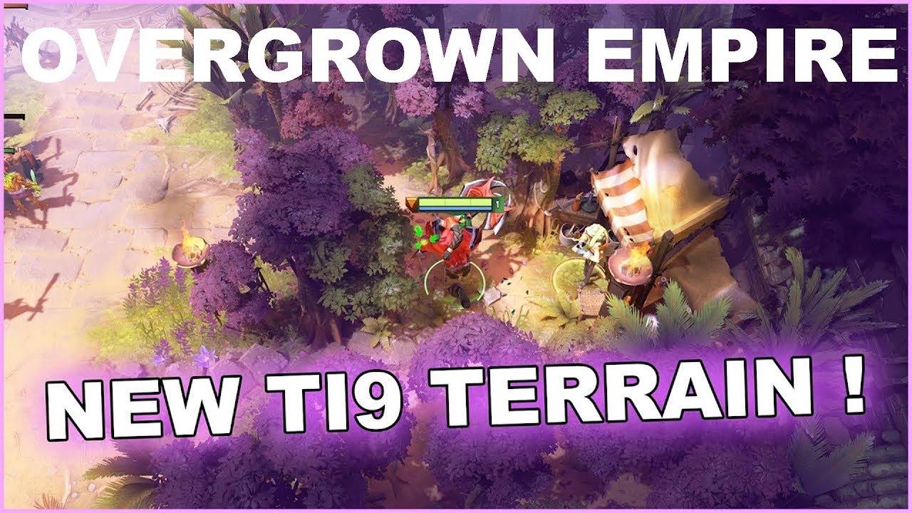 DOTA 2 Overgrown Empire - New Terrain - ti9 battlepass #best terrain in dota 2? смотреть онлайн