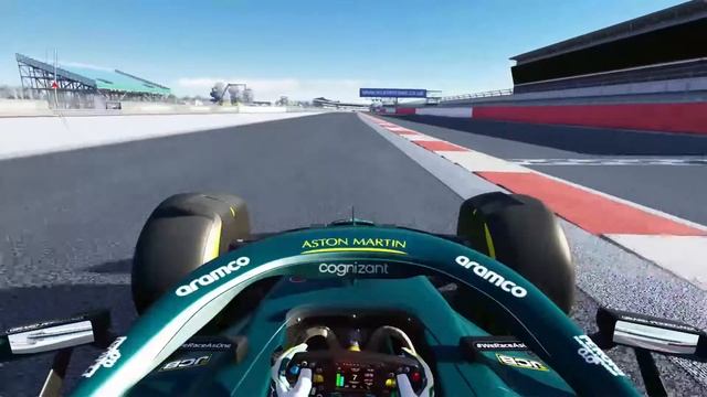 F1 2022 Aston martin AMR 22 in every angle at Silverstone | AC