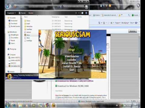 serious sam the first encounter installation + MagicDisc смотреть онлайн