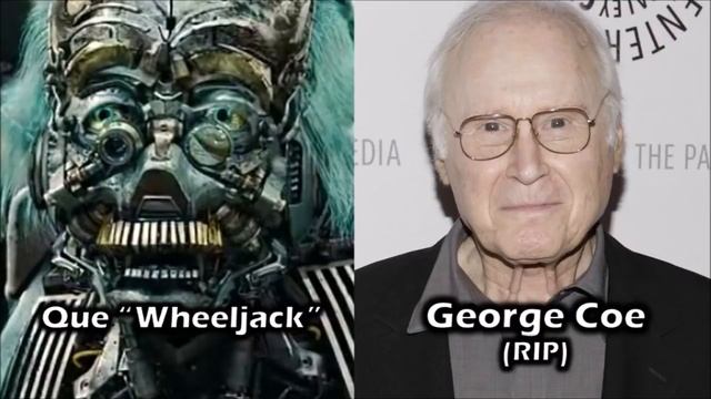 Characters And Voice Actors - Transformers: Dark Of The Moon