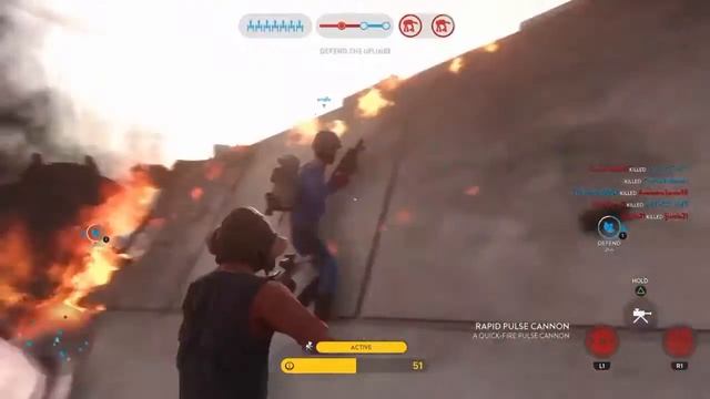 Stars Wars Battlefront - Nien Nunb ft* A280C (GOG) Longest Killstreak!!!! смотреть онлайн