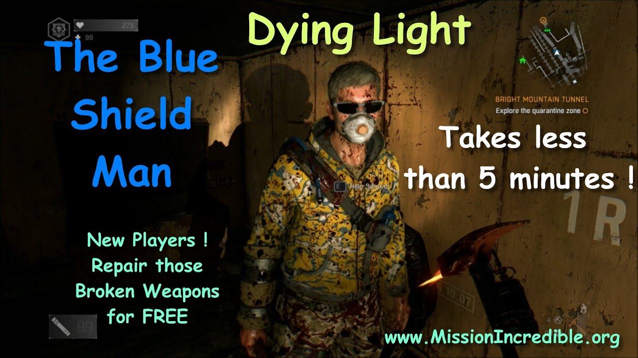 Dying Light - new Players - The Blue Shield Man смотреть онлайн