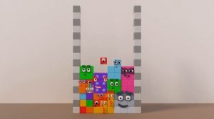 Numberblocks Tetris Animation | Softbody Tetris 4